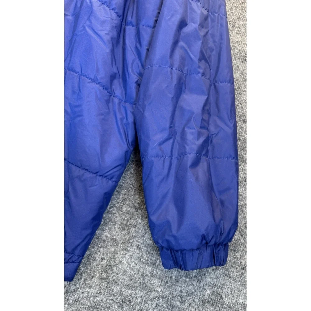 Vintage Blue Red Nike Puffer Jacket Youth XL 18-20 Retro Embroidered Logo
